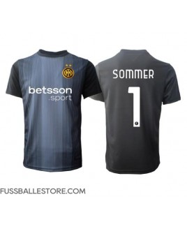 Günstige Inter Milan Yann Sommer #1 Torwart Heimtrikot 2025-26 Kurzarm
